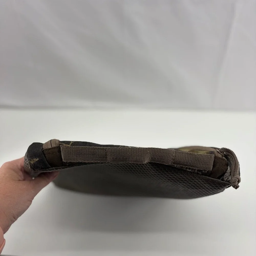 Game Winner Camo Gear Bag Hunting Accessory Pouch Brown Textured Rubberized Base